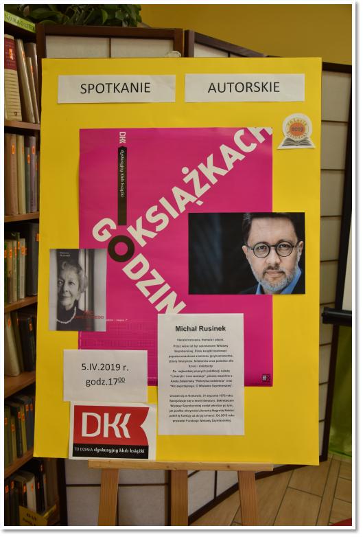 Spotkanie autorskie z Micha�em Rusinkiem