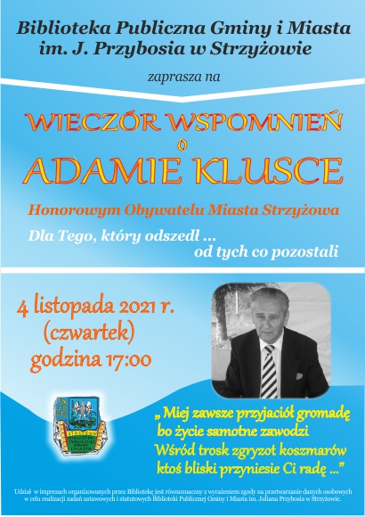 Wiecz�r Wspomnie� o Adamie Klusce