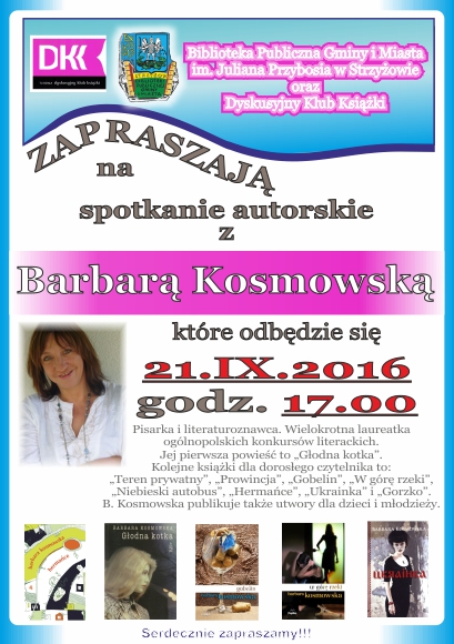 Spotkanie autorskie z Barbar� Kosmowsk�