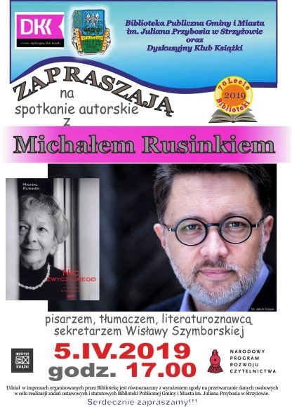 Spotkanie autorskie z Micha�em Rusinkiem