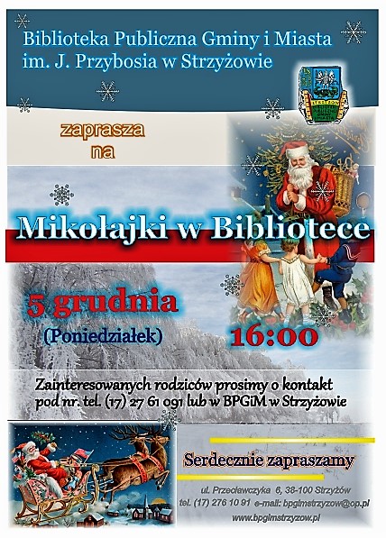Miko�ajki w Bibliotece 2016