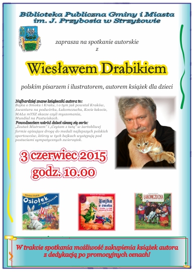 Spotkanie autorskie z Wies�awem Drabikiem