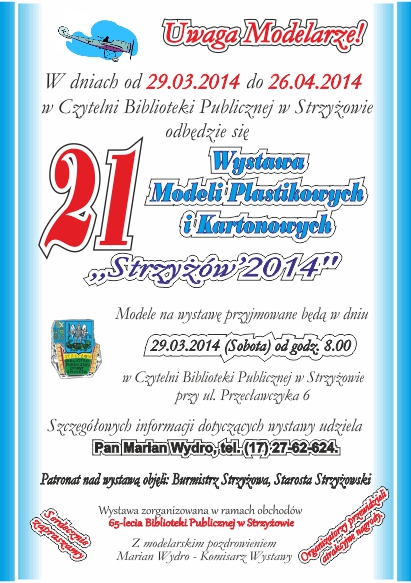 XXI Wystawa Modeli Plastikowych i Kartonowych Strzy��w 2014