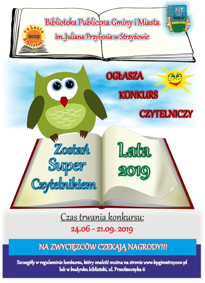 Zosta� Super Czytelnikiem Lata 2019